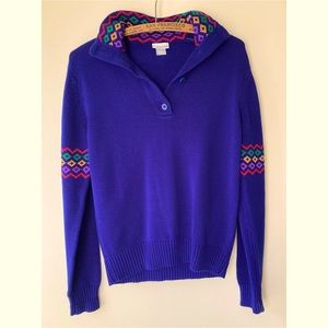 Vintage 60s/70s button up collared sweater by Levi’s.